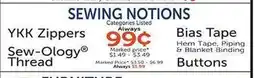 Hobby Lobby Sewing Notions offer