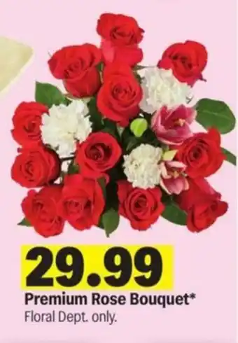 Meijer Premium Rose Bouquet offer