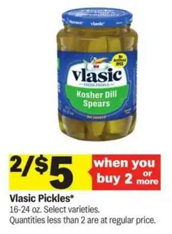 Meijer Vlasic Pickles offer