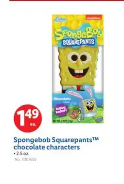 Lidl Spongebob Squarepants chocolate characters offer