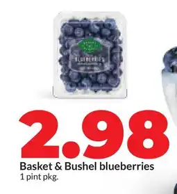 Hy-Vee Basket & Bushel blueberries offer