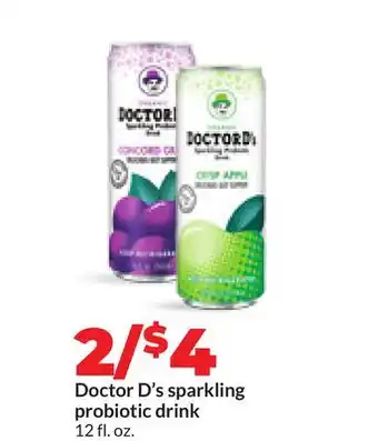 Hy-Vee Doctor D's sparkling probiotic drink offer