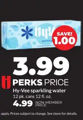 Hy-Vee Hy-Vee sparkling water offer