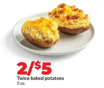 Hy-Vee Twice baked potatoes offer