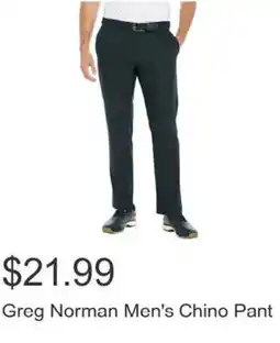 Costco Greg Norman Men's Chino Pant offer