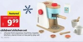Lidl Children's Kitchen Set offer