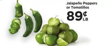 Food 4 Less Jalapeño Peppers or Tomatillos offer