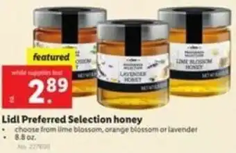 Lidl Lidl Preferred Selection Honey offer
