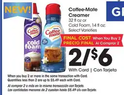 Ralphs Coffee-Mate Creamer offer