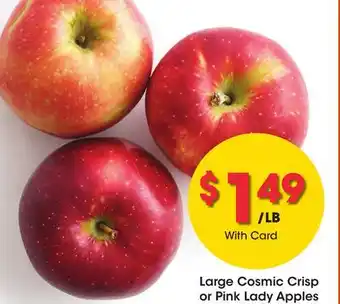 Ralphs Large Cosmic Crisp or Pink Lady Apples offer