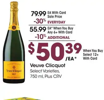 Ralphs Veuve Clicquot offer