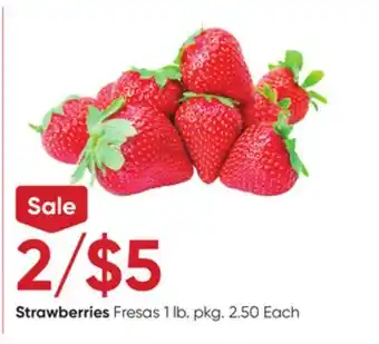 Stater Bros Strawberries offer