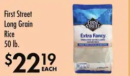 Smart & Final First Street Long Grain Rice offer