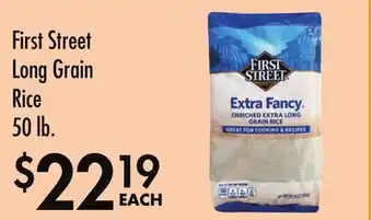 Smart & Final First Street Long Grain Rice offer