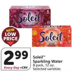 Albertsons Soleil Sparkling Water offer