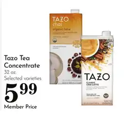 Pavilions Tazo Tea Concentrate offer