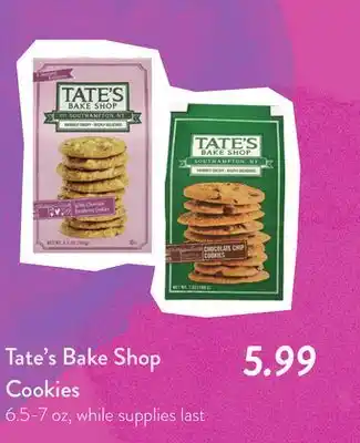 Fresh Thyme Tate's Bake Shop Cookies offer