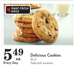 Pavilions Delicious Cookies offer