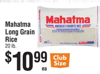 Smart & Final Mahatma Long Grain Rice offer