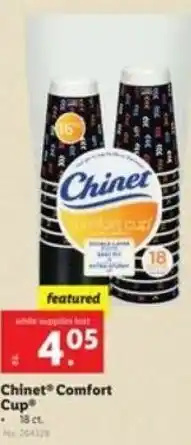 Lidl Chinet Comfort Cup offer