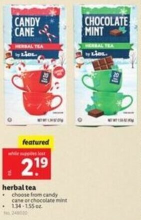 Lidl Herbal Tea offer