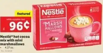 Lidl Nestlé Hot Cocoa Mix With Mini Marshmallows 4.27 offer