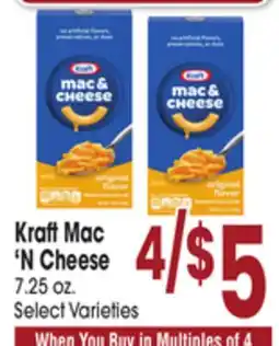 Jewel-Osco Kraft Mac'N Cheese offer