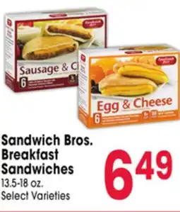 Jewel-Osco Sandwich Bros. Breakfast Sandwiches offer