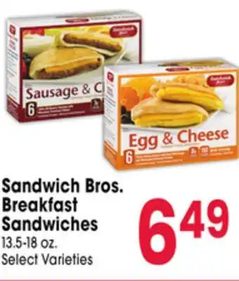 Jewel-Osco Sandwich Bros. Breakfast Sandwiches offer