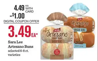 Mariano's Sara Lee Artesano Buns offer