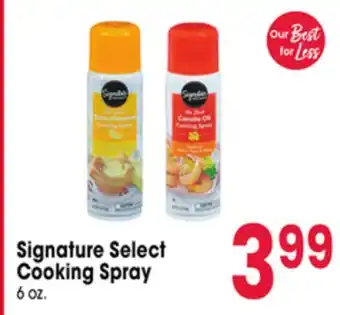 Jewel-Osco Signature Select Cooking Spray offer