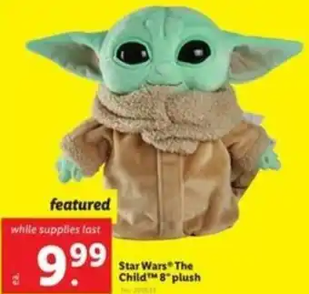 Lidl Star Wars The Child 8" Plush offer