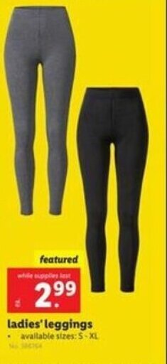 Lidl Ladies Leggings offer