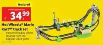 Lidl Hot Wheels Mario Kart Track Set offer