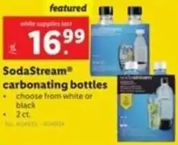 Lidl SodaStream Carbonating Bottles offer