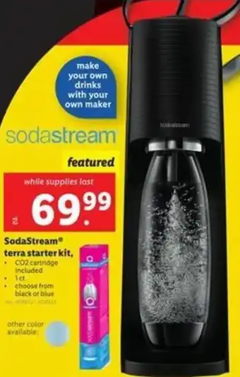 Lidl SodaStream Terra Starter Kit offer