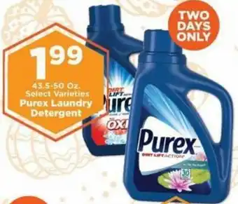 IGA Purex Laundry Detergent 43.5-50 oz offer