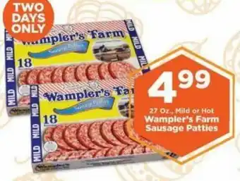 IGA Wampler's Farm Sausage Patties offer