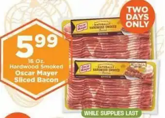 IGA Oscar Mayer Sliced Bacon 16 oz offer