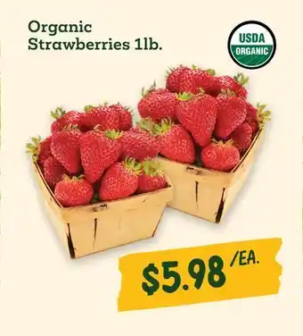 Sprouts Farmers Market Organic Strawberries offer