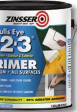 Ace Hardware Zinsser Bulls Eye 1-2-3 Primer, 1 Gal offer