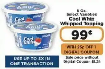 IGA Cool Whip Whipped Topping 8 oz offer