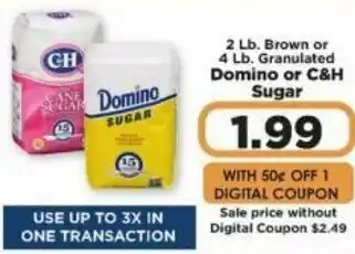 IGA Domino Or C&H Sugar offer