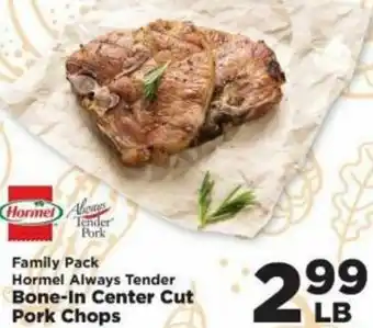 IGA Bone-In Center Cut Pork Chops offer