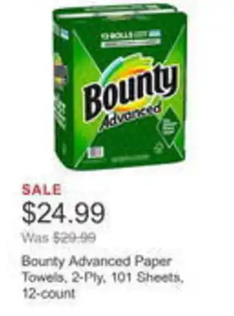 Costco Bounty Advanced Paper Towels offer