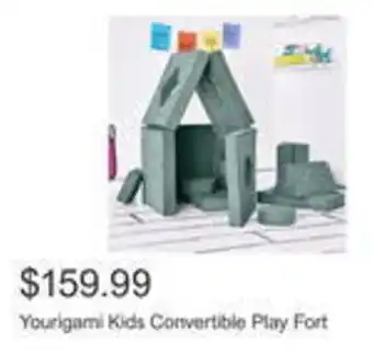 Costco Yourigami Kids Convertible Play Fort offer