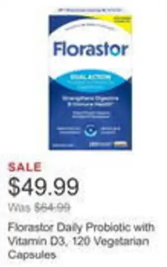 Costco Florastor Daily Probiotic with Vitamin D3 offer