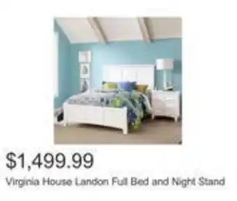 Costco Virginia House Landon Full Bed and Night Stand offer