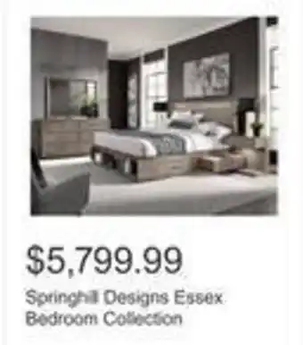 Costco Springhill Designs Essex Bedroom Collection offer