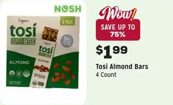 Grocery Outlet Almond Bars offer